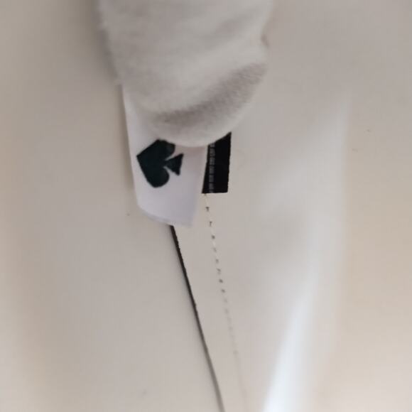 Kate Spade New York Cara Gray Leather Double Handle Tote Shoulder Bag - Picture 15 of 16